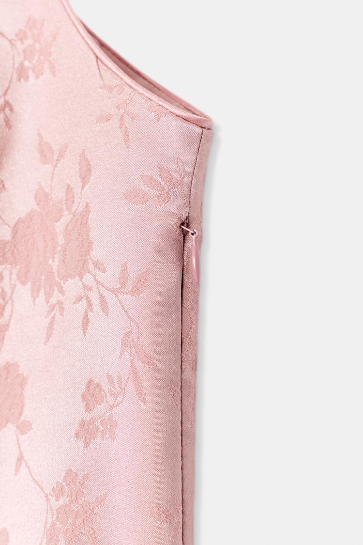 ROBE MI-LONGUE EN JACQUARD