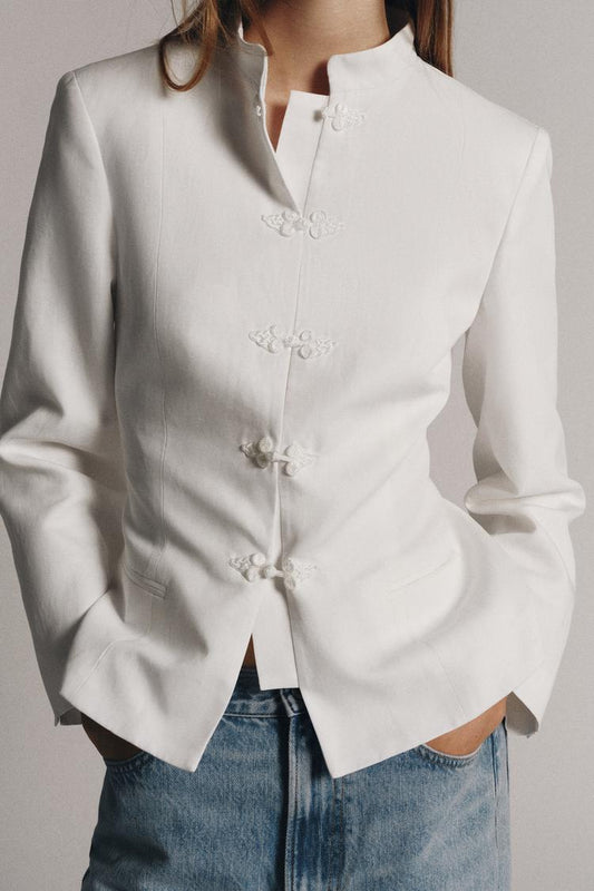 BLAZER PEPLUM À BRANDEBOURGS ZW COLLECTION