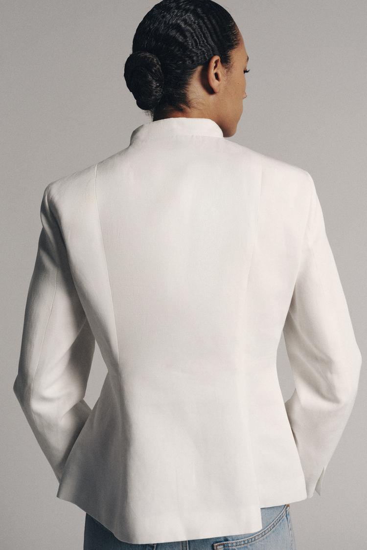 BLAZER PEPLUM À BRANDEBOURGS ZW COLLECTION