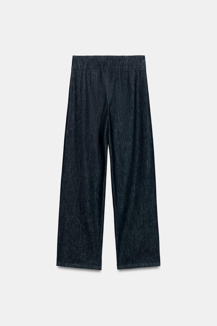 Z1975 HIGH-WAIST CROSSOVER WIDE-LEG JEANS
