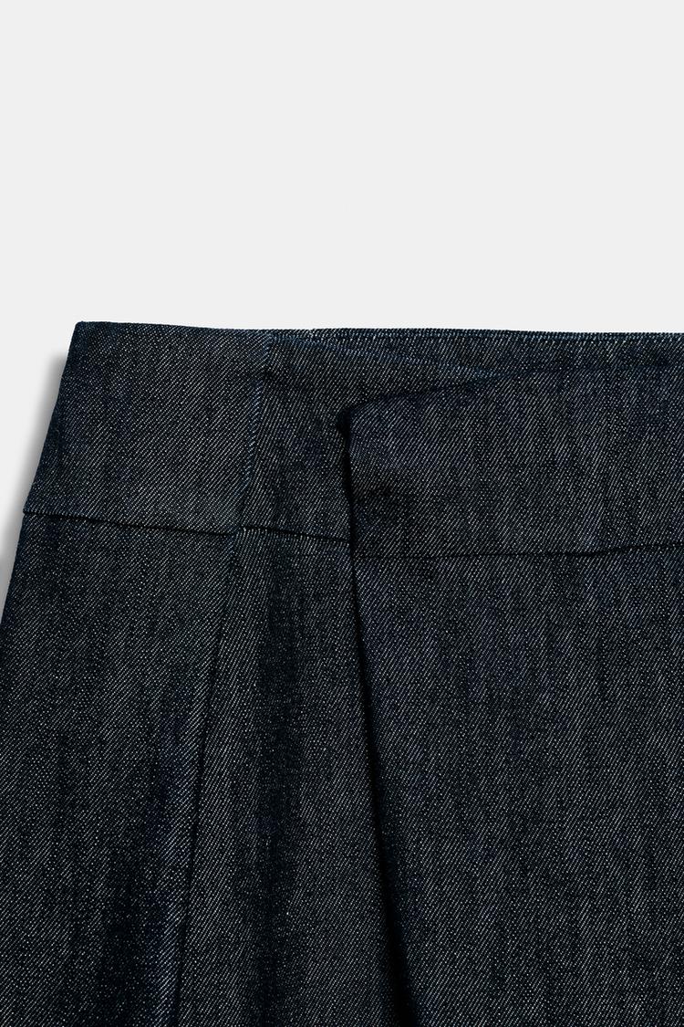 Z1975 HIGH-WAIST CROSSOVER WIDE-LEG JEANS