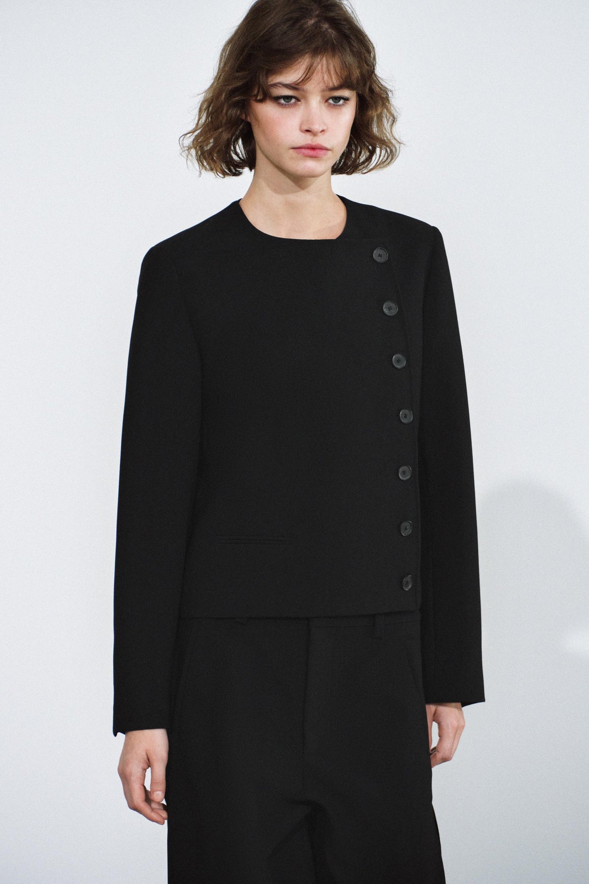 VESTE À REVERS LATÉRAL ZW COLLECTION