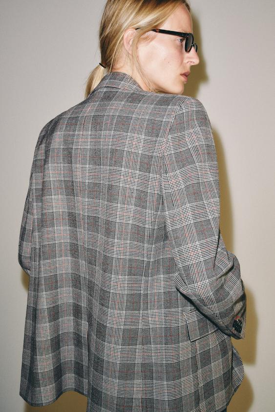 VESTE À CARREAUX ZW COLLECTION