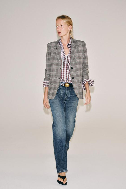 VESTE À CARREAUX ZW COLLECTION