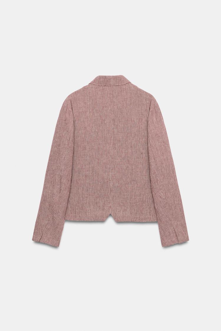 ENSEMBLE VESTE | PANTALON À OUVERTURES EN LIN ZW COLLECTION
