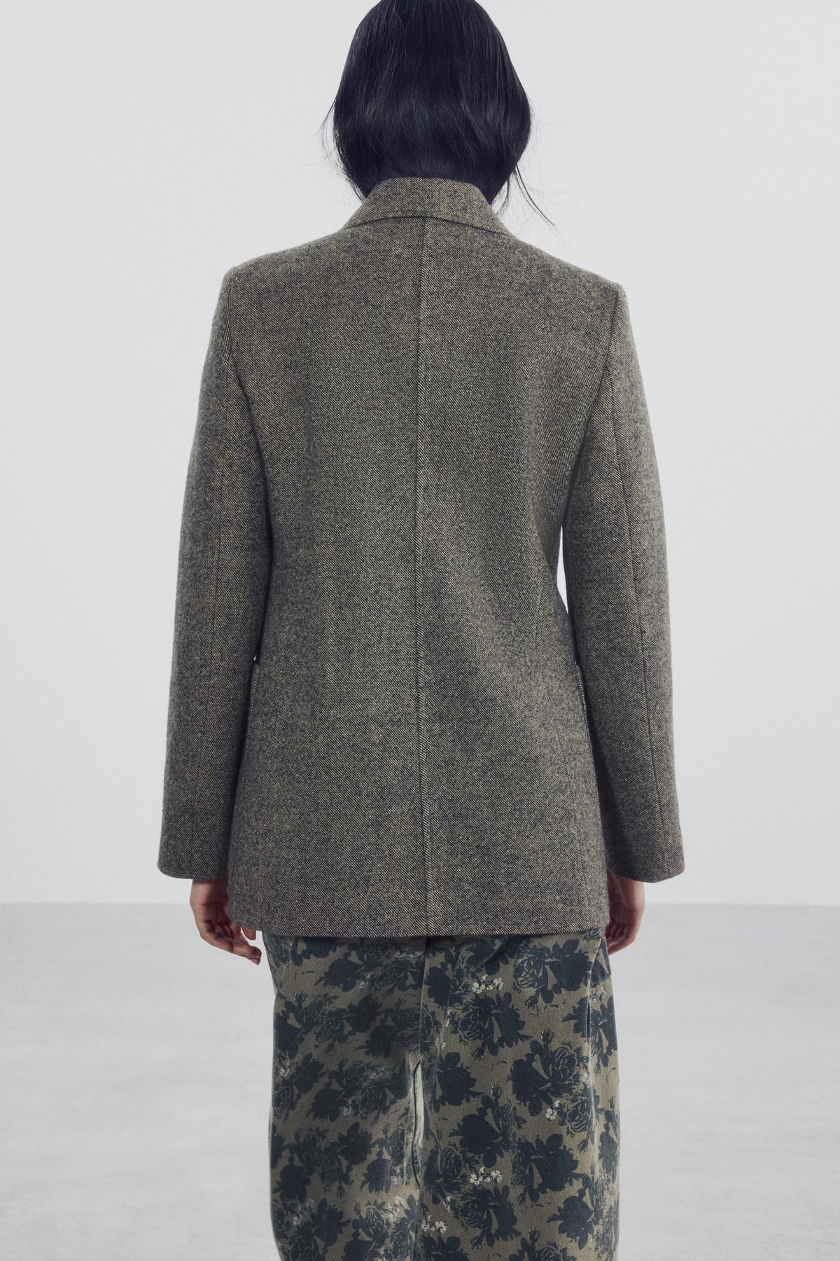 VESTE DROITE AVEC LAINE ZW COLLECTION