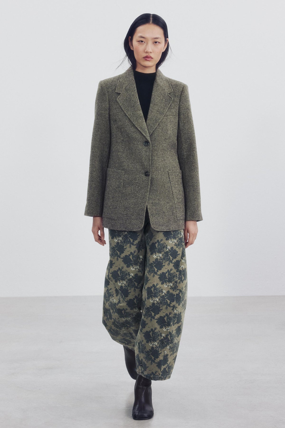 VESTE DROITE AVEC LAINE ZW COLLECTION