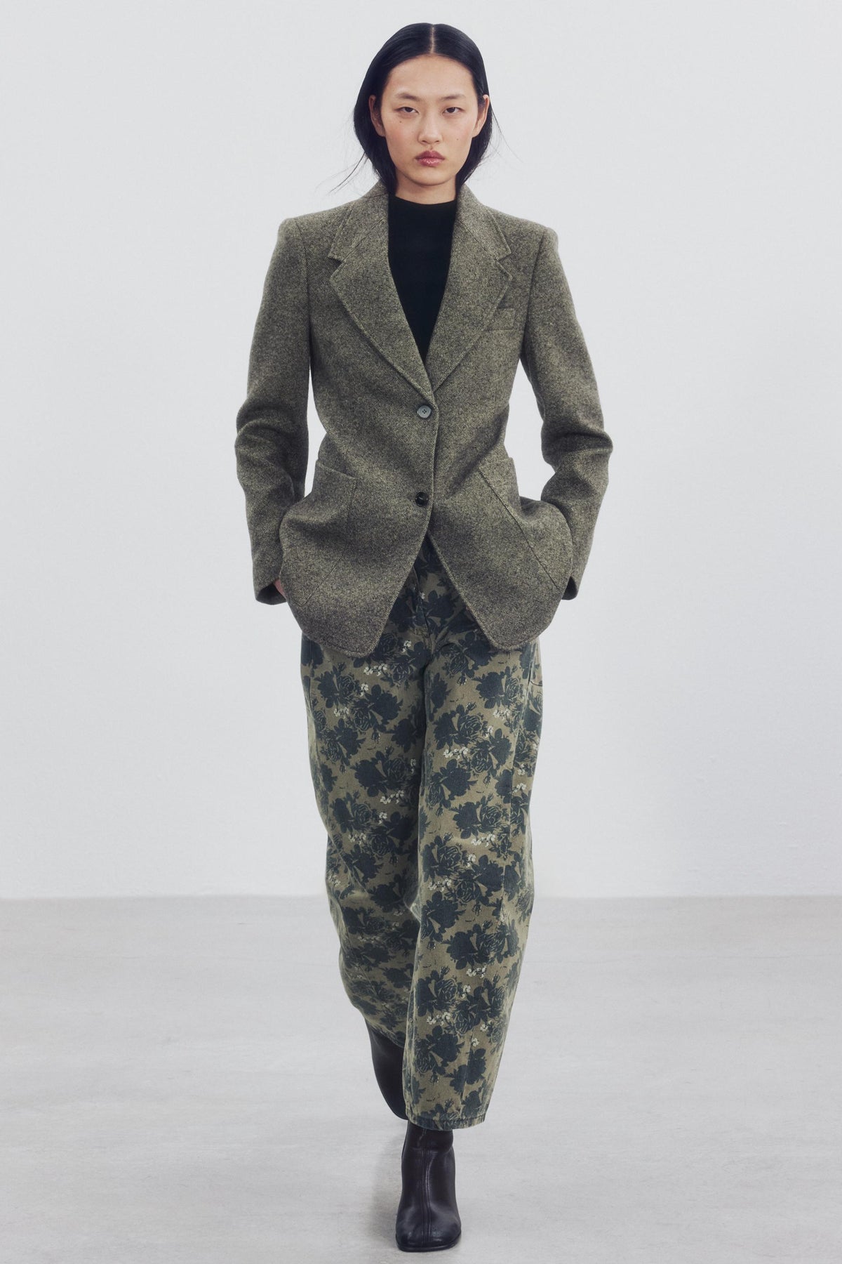 VESTE DROITE AVEC LAINE ZW COLLECTION
