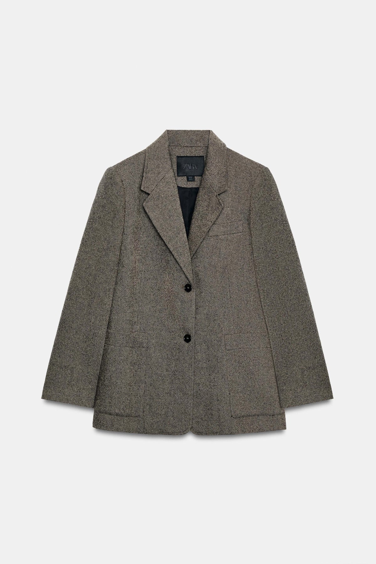 VESTE DROITE AVEC LAINE ZW COLLECTION