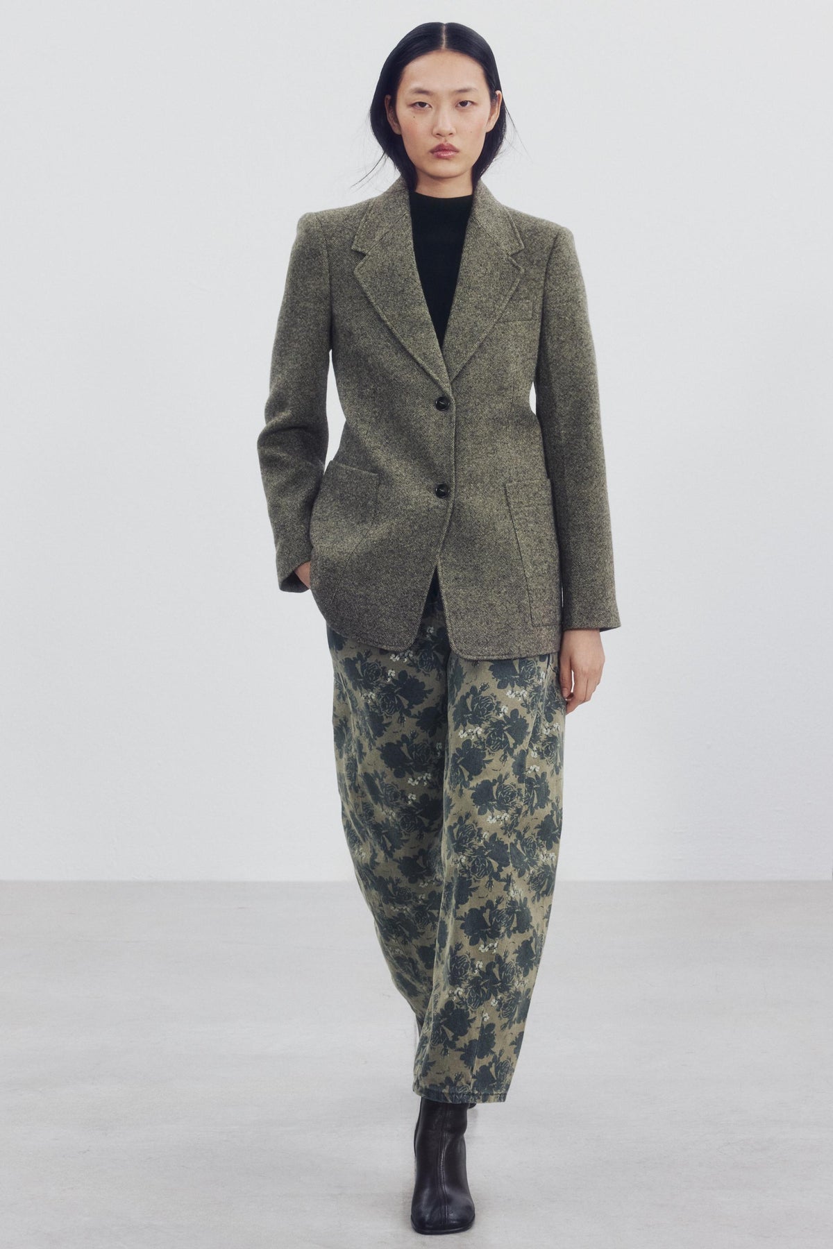 VESTE DROITE AVEC LAINE ZW COLLECTION