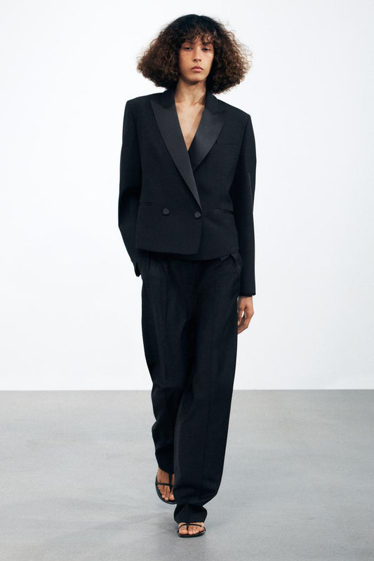 BLAZER CROISÉE AVEC LAINE ZW COLLECTION ÉDITION LIMITÉE
