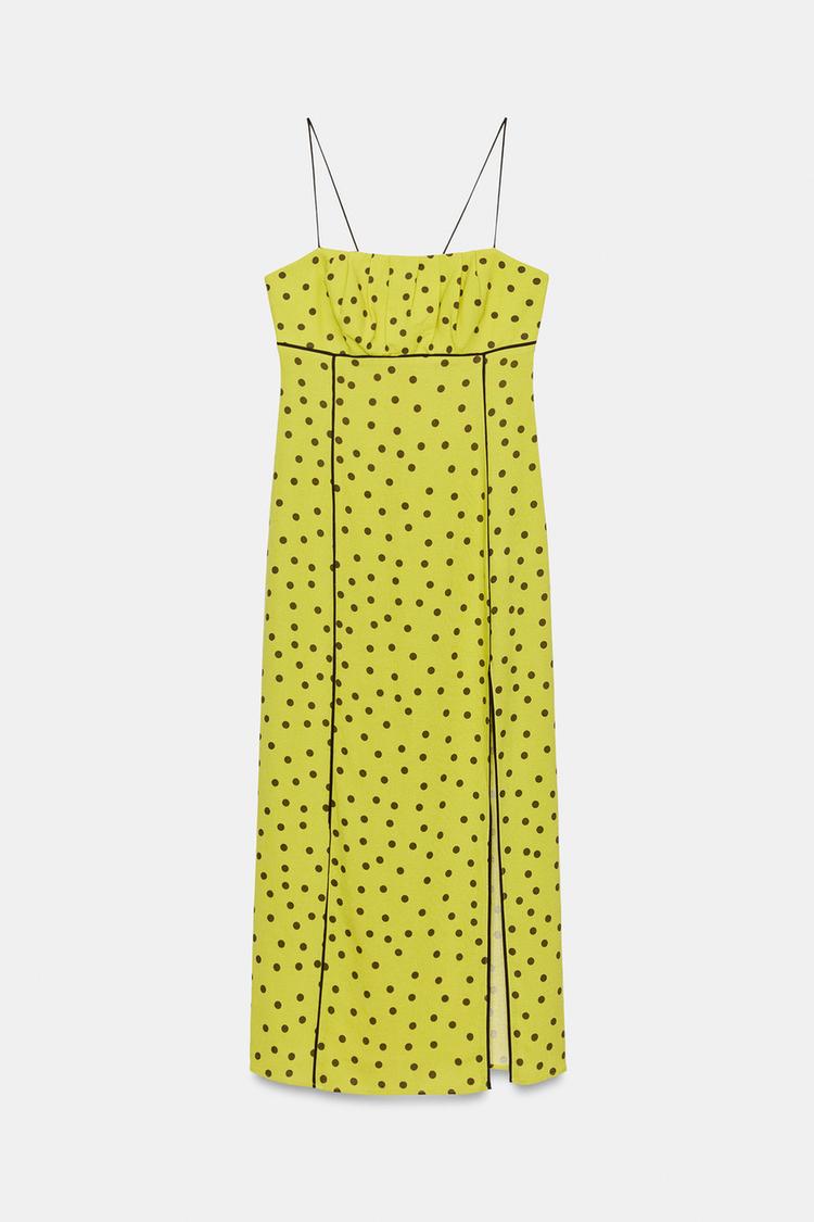 ROBE MIDI À POIS