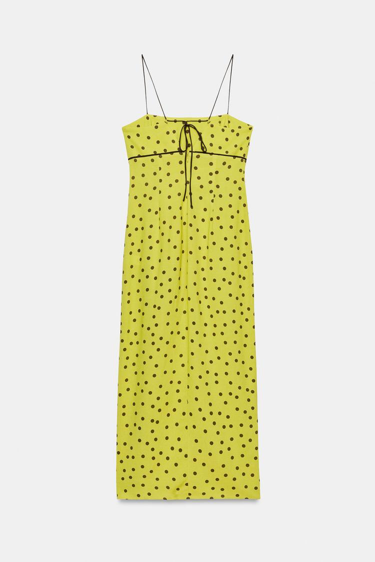 ROBE MIDI À POIS