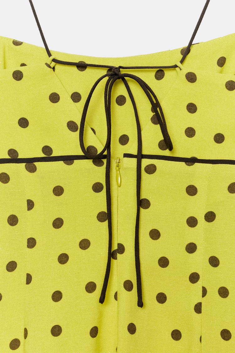 ROBE MIDI À POIS