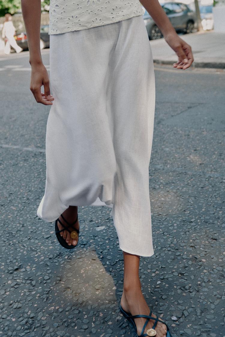 ROBE BIMATIÈRE À BRODERIES AJOURÉES