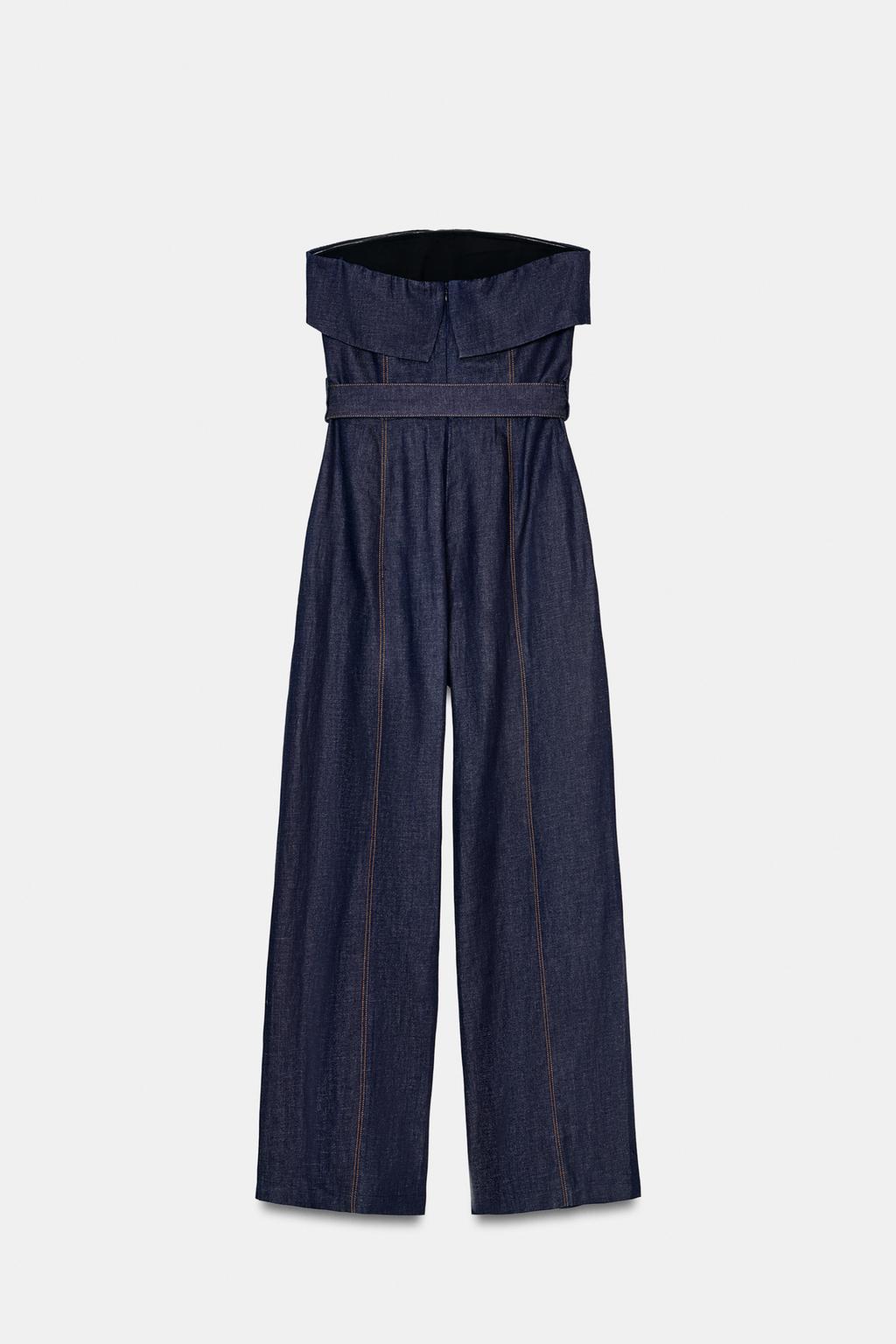 LONG DENIM JUMPSUIT