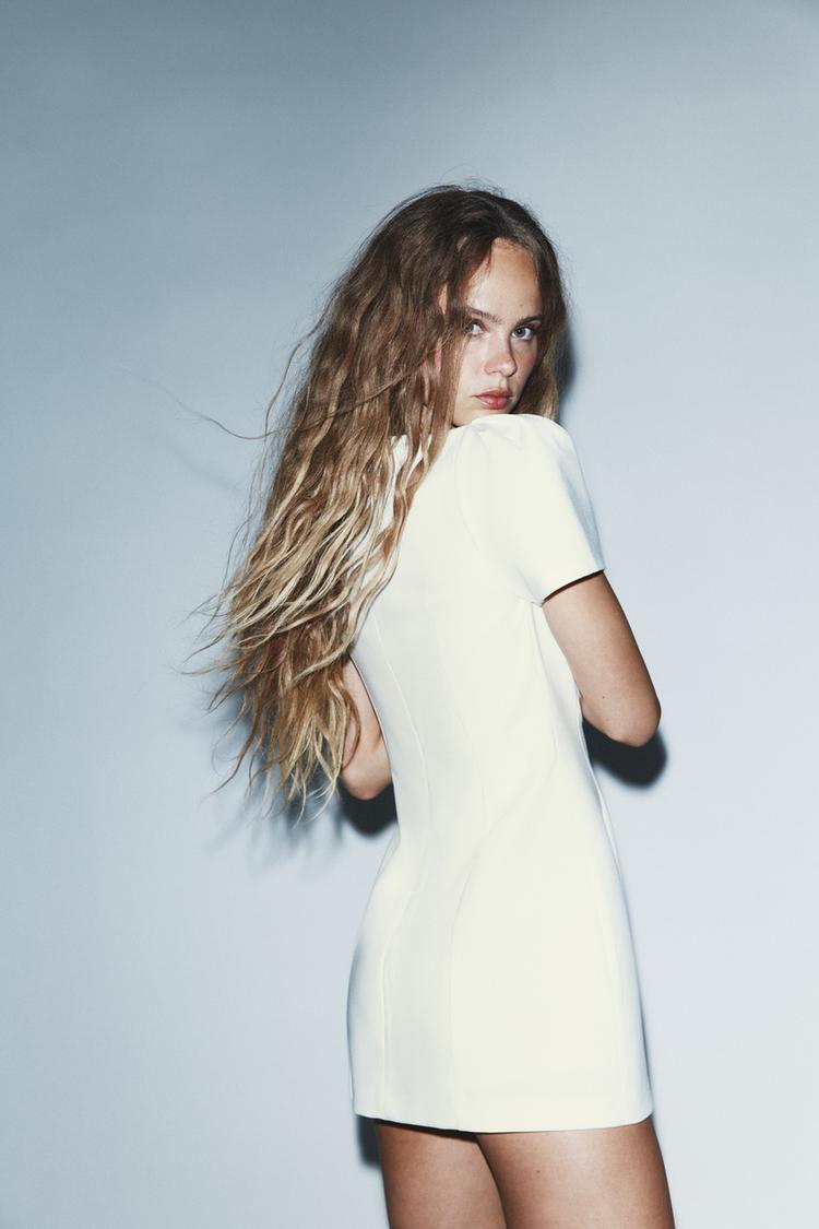 ROBE COURTE PLIS POCHE