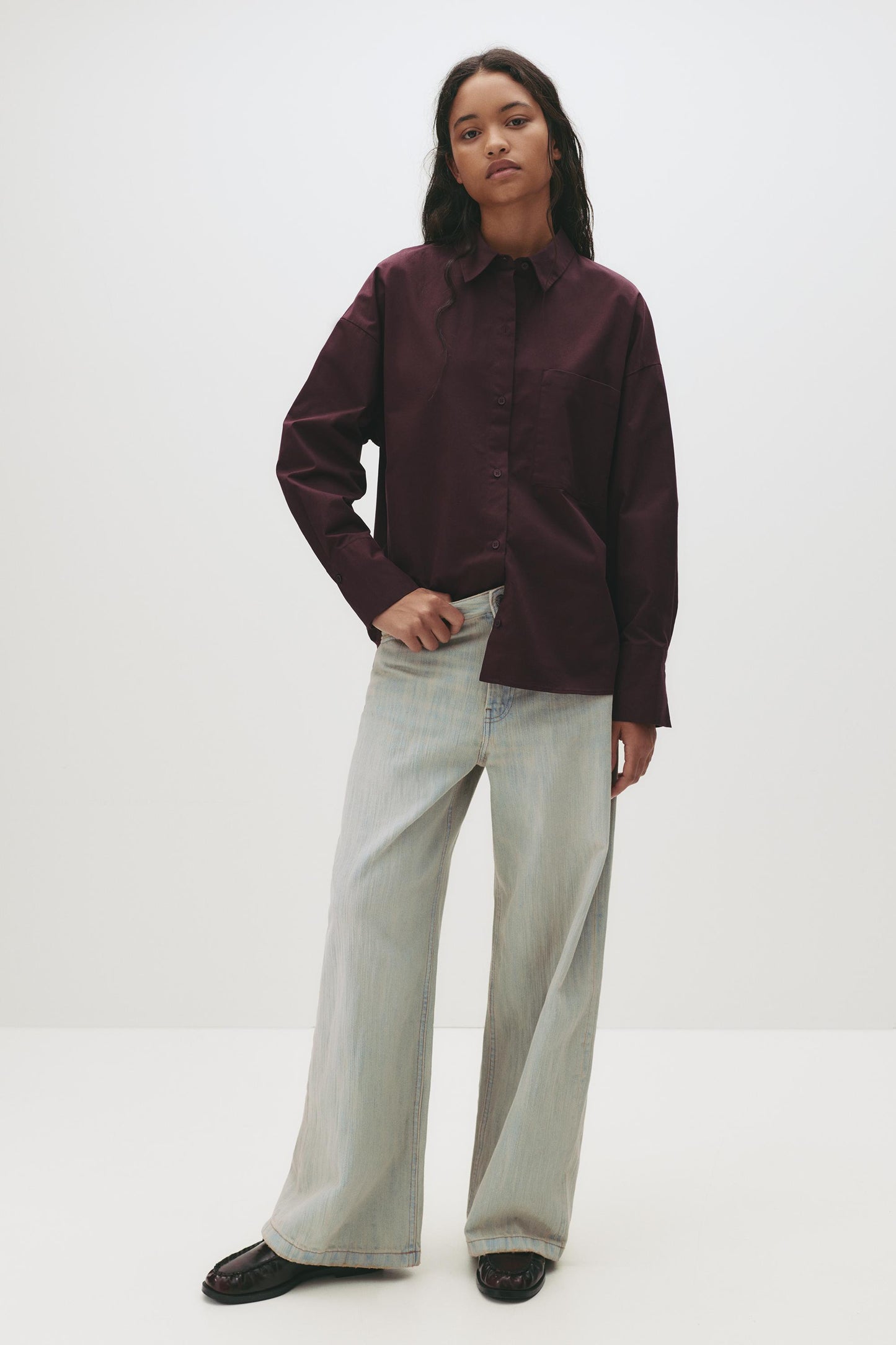 CHEMISE À DOS CROISÉ
