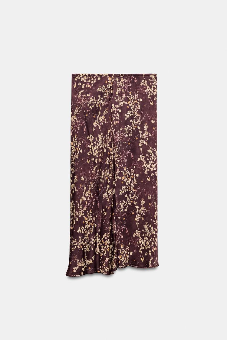 ZW COLLECTION FLORAL MIDI SKIRT
