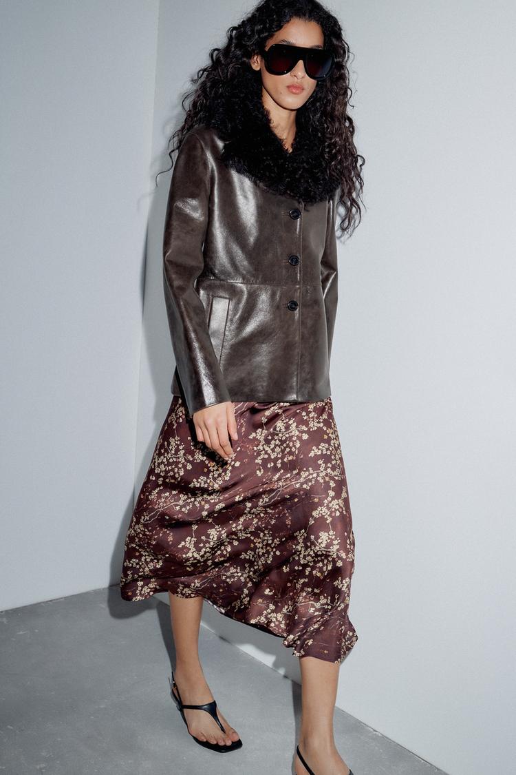 ZW COLLECTION FLORAL MIDI SKIRT