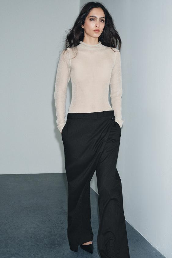 PANTALON À TAILLE ASYMÉTRIQUE ZW COLLECTION