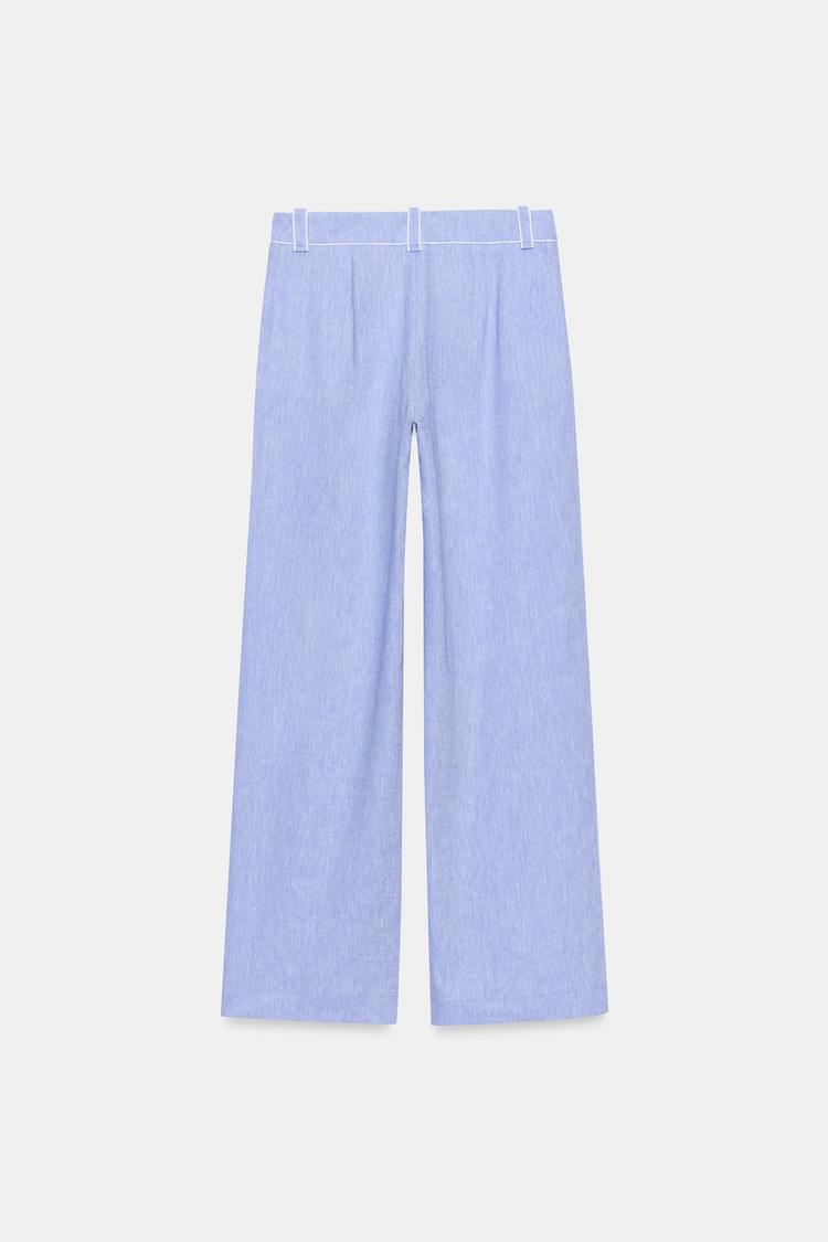 PANTALON LIN DÉTAIL LISERÉS