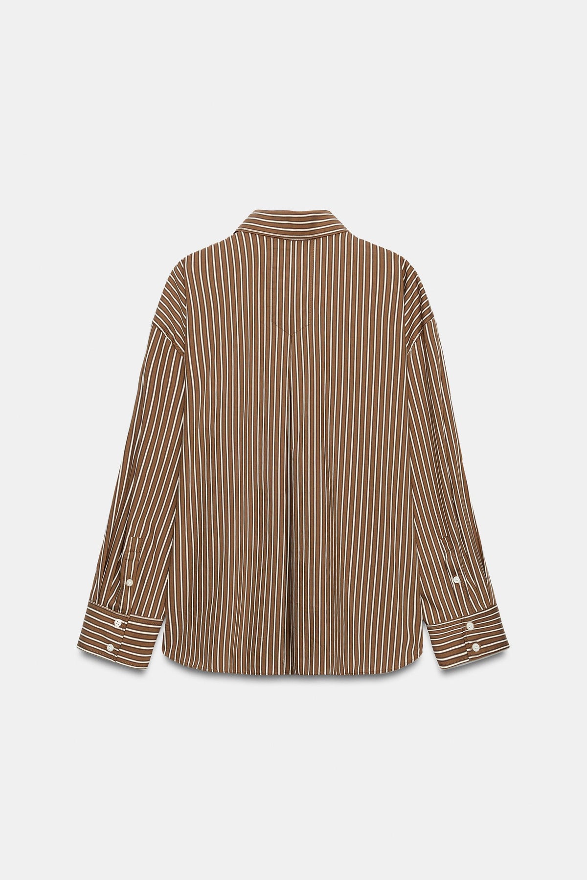 CHEMISE OVERSIZE EN POPELINE À RAYURES
