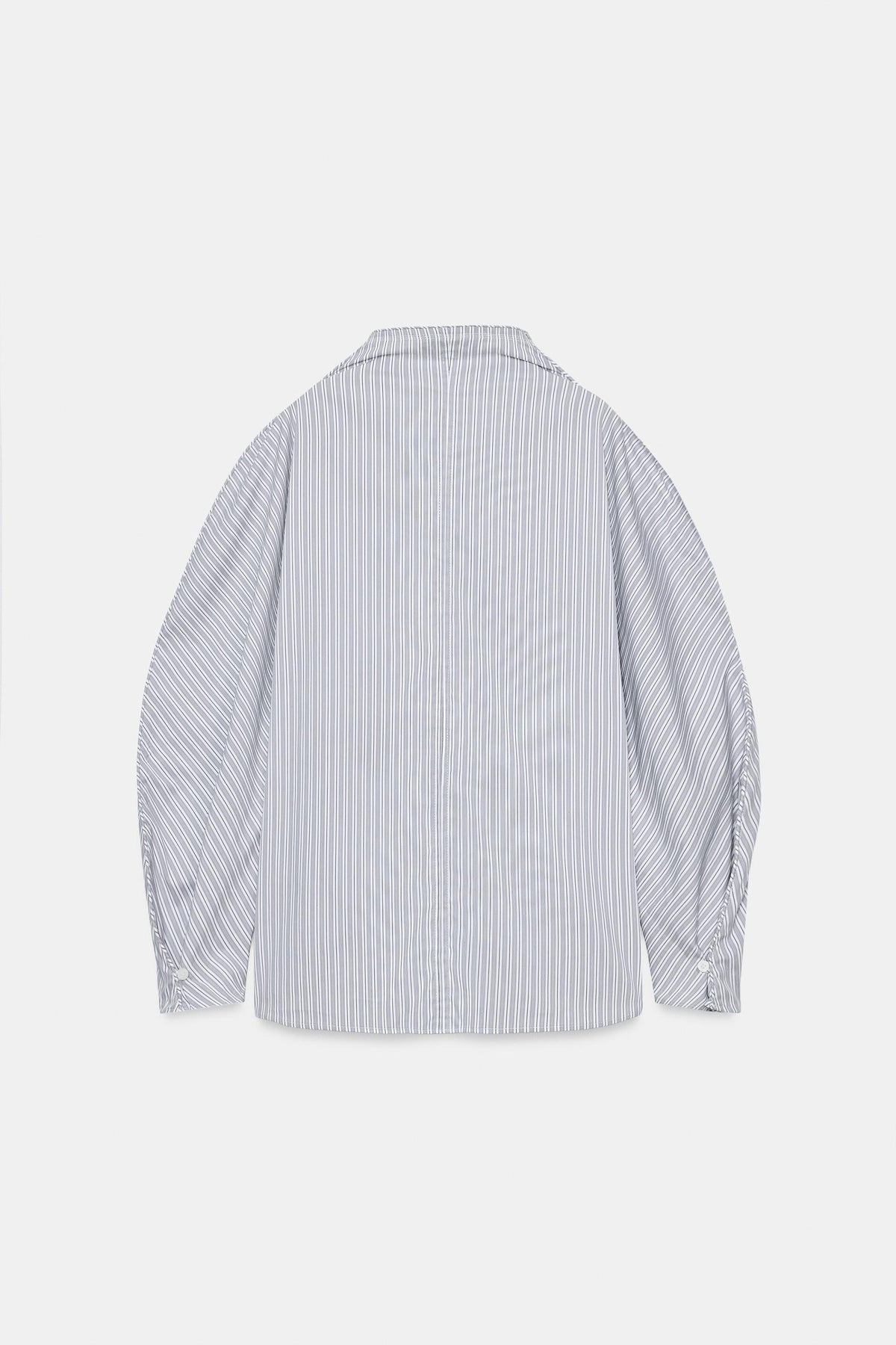 CHEMISE POPELINE RAYURES VOLUME