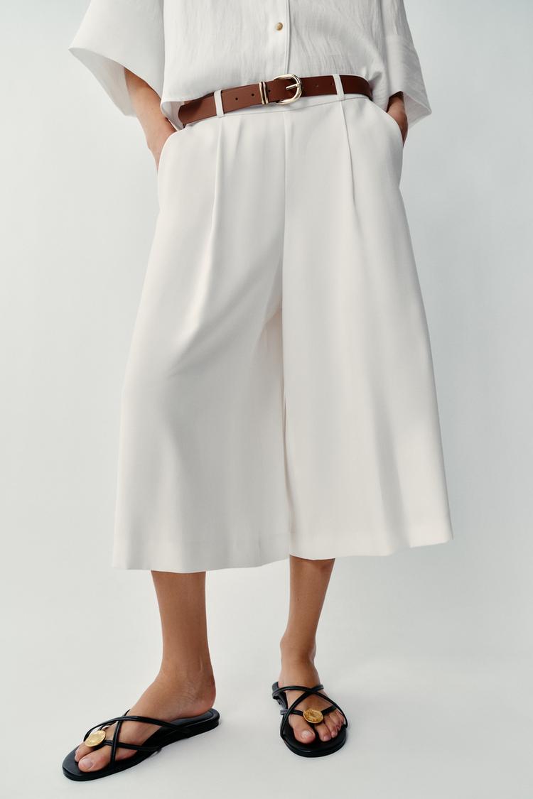 BERMUDA LONG AVEC CEINTURE