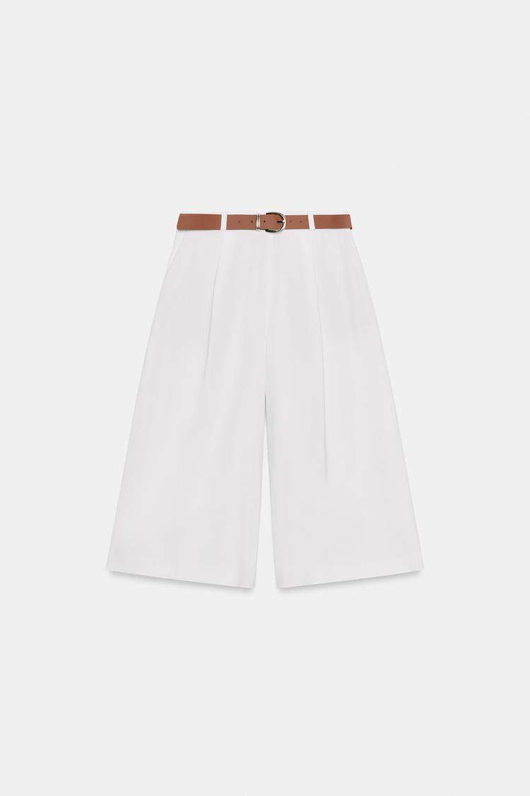 BERMUDA LONG AVEC CEINTURE