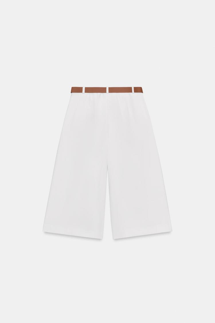 BERMUDA LONG AVEC CEINTURE
