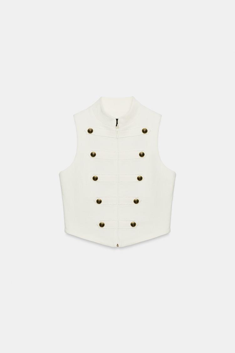 GILET HALTER BOUTONS