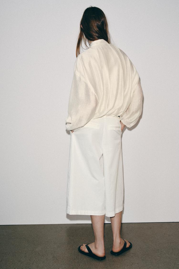 BLOUSON BOMBER À PLIS