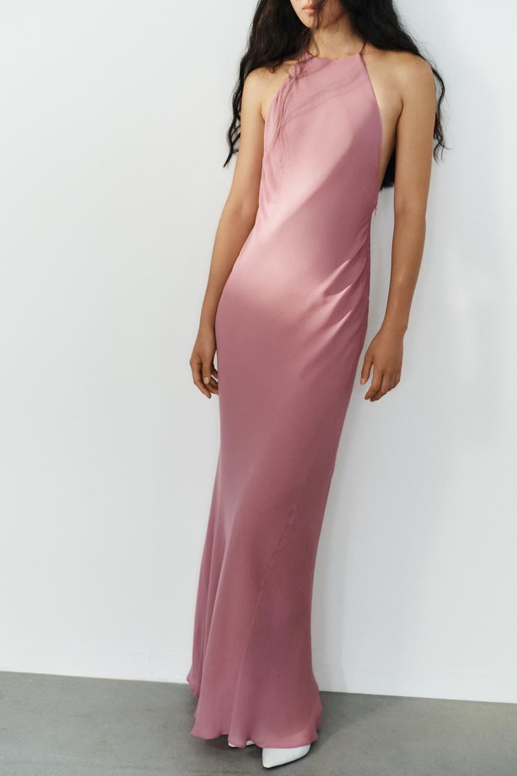 ROBE LONGUE HALTER