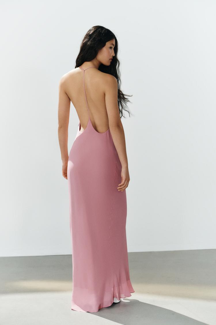 ROBE LONGUE HALTER