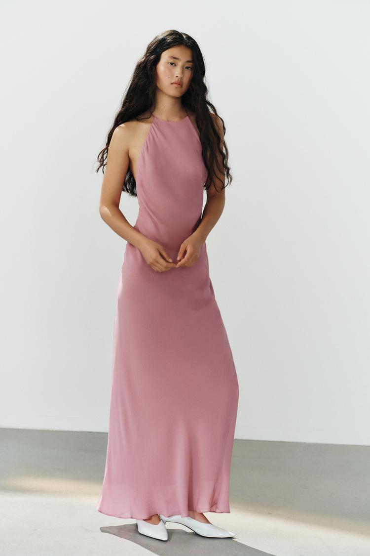 ROBE LONGUE HALTER