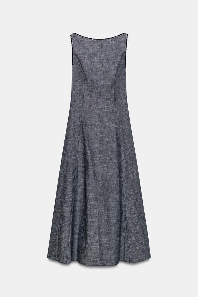 ROBE MI-LONGUE DOS NU