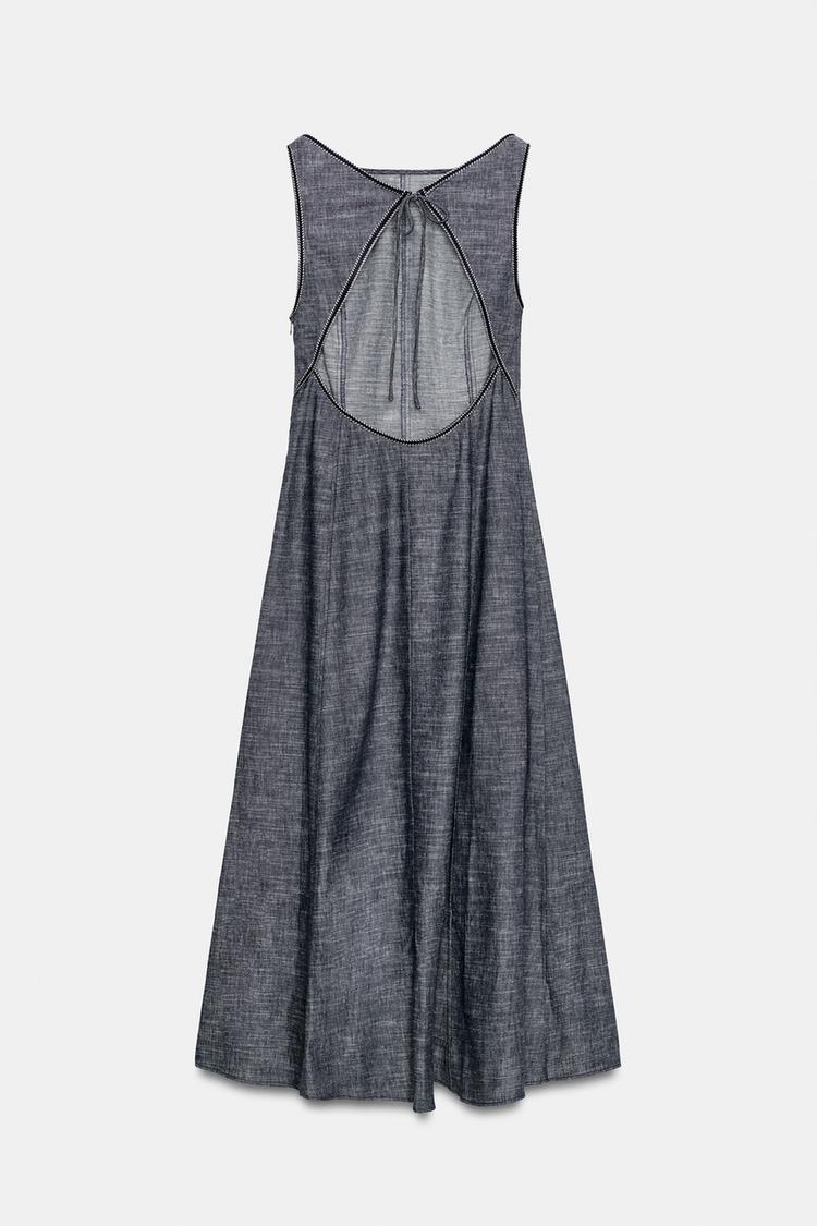 ROBE MI-LONGUE DOS NU