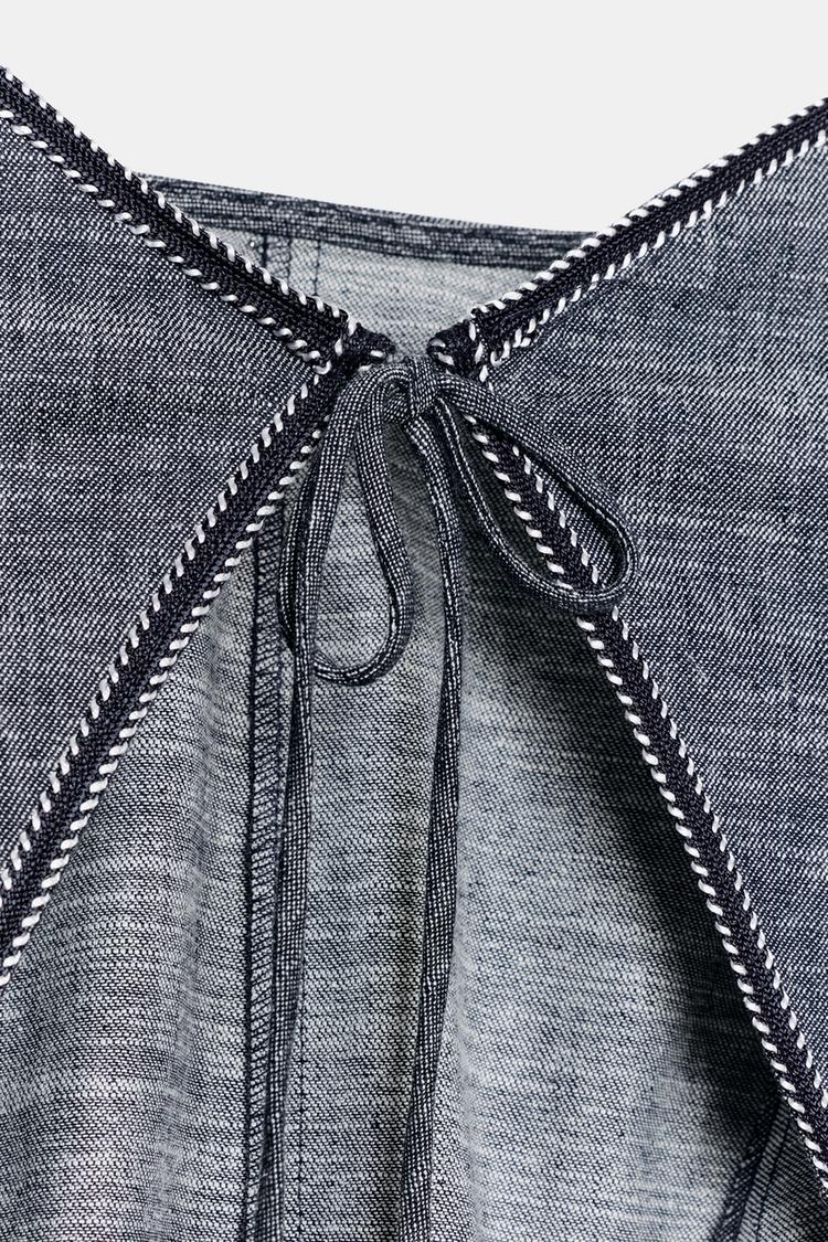 ROBE MI-LONGUE DOS NU