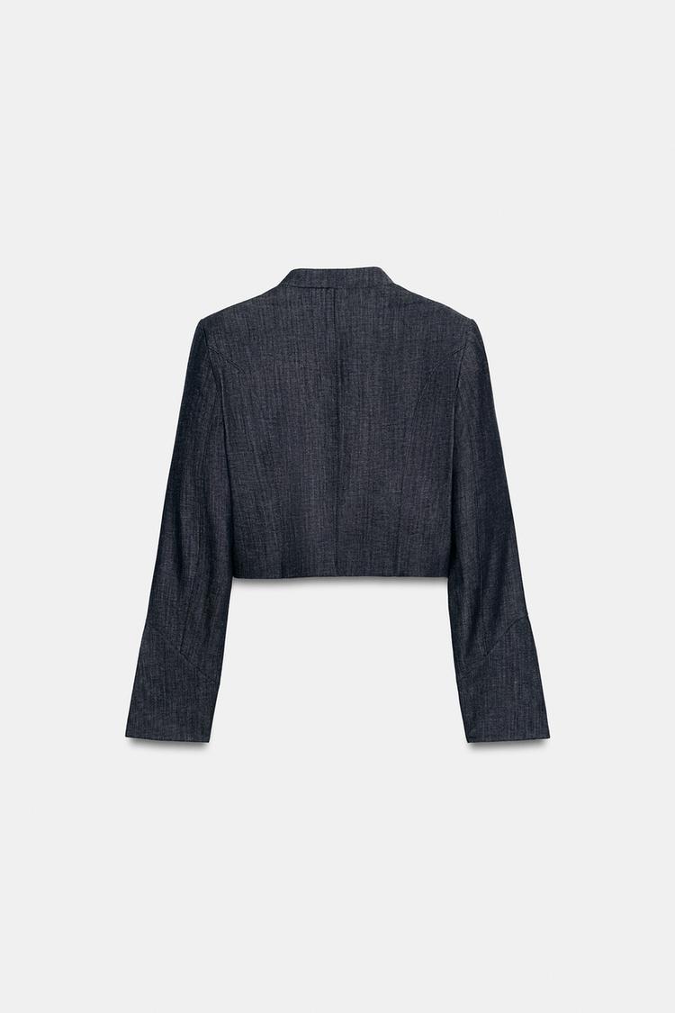 VESTE COURTE BIMATIÈRE EN DENTELLE
