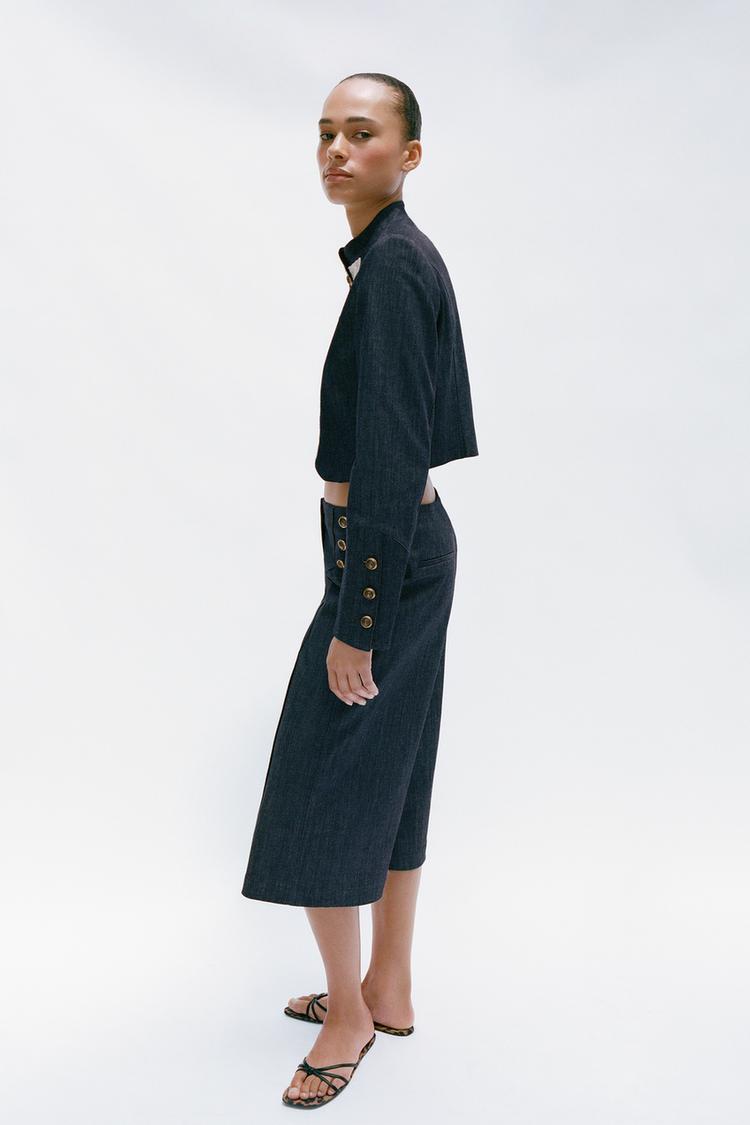 VESTE COURTE BIMATIÈRE EN DENTELLE
