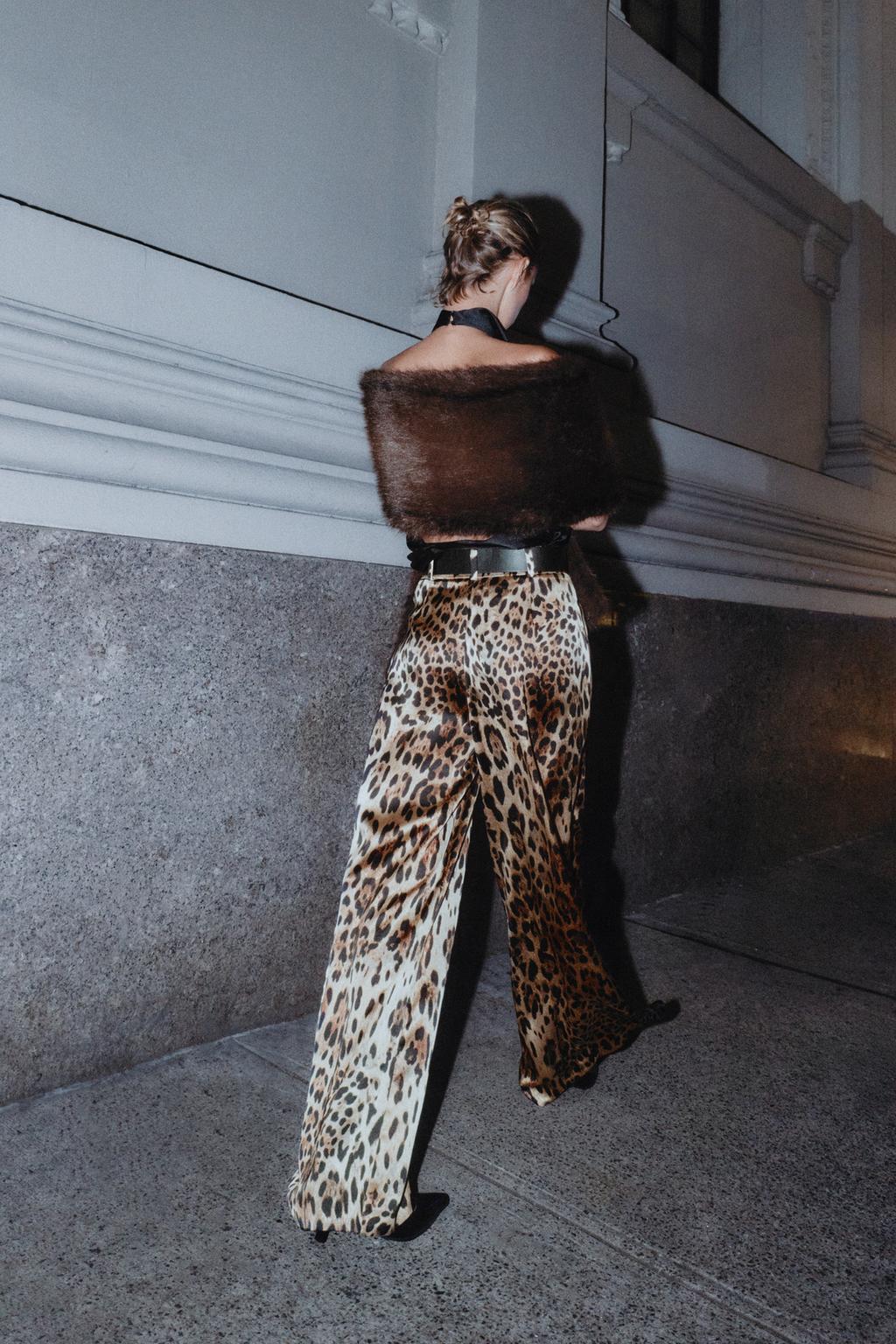 PANTALON LARGE SATINÉ SANS CEINTURE