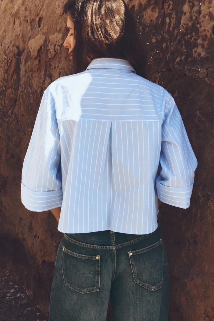 CHEMISE COURTE OXFORD