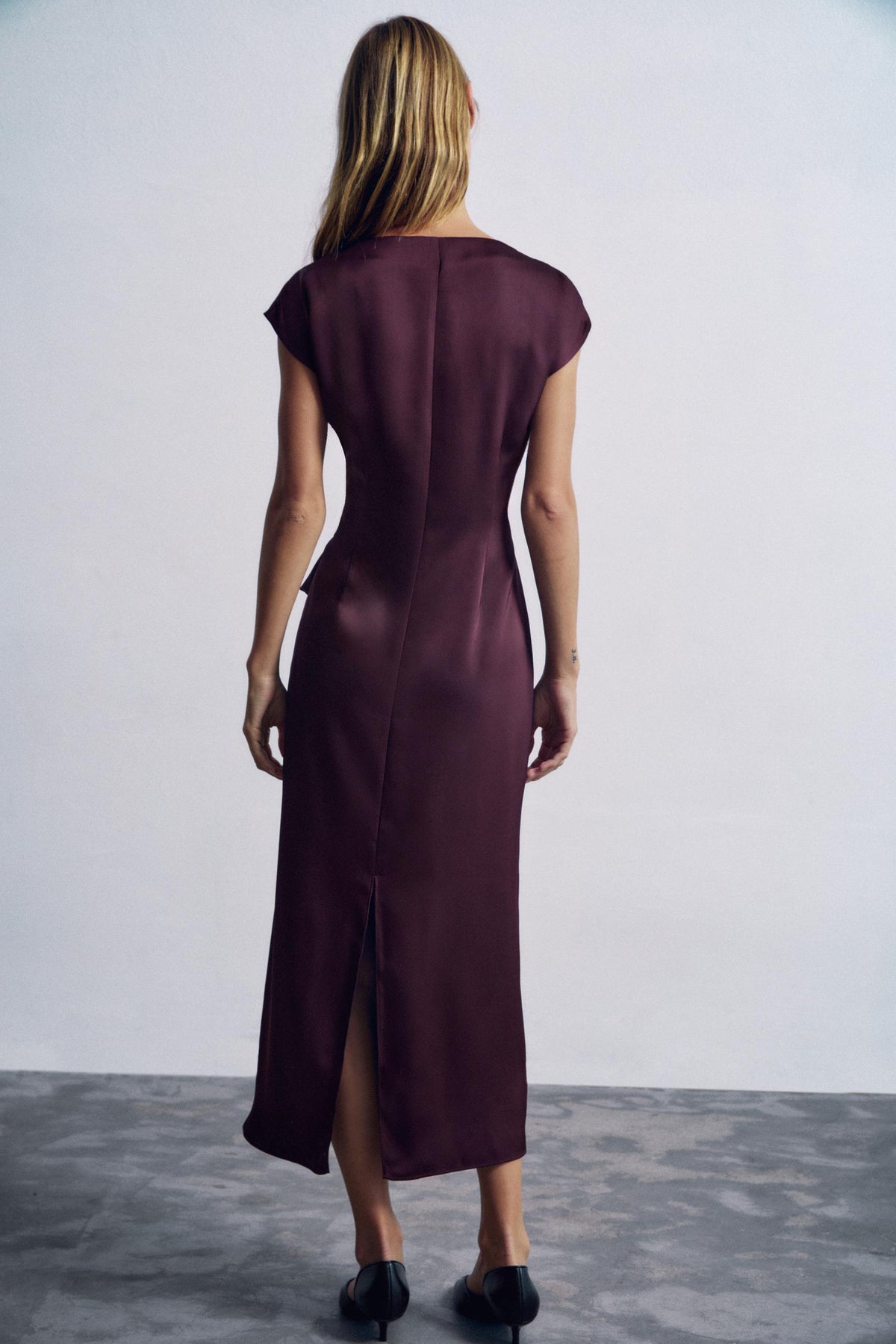 ROBE DRAPÉE MIDI