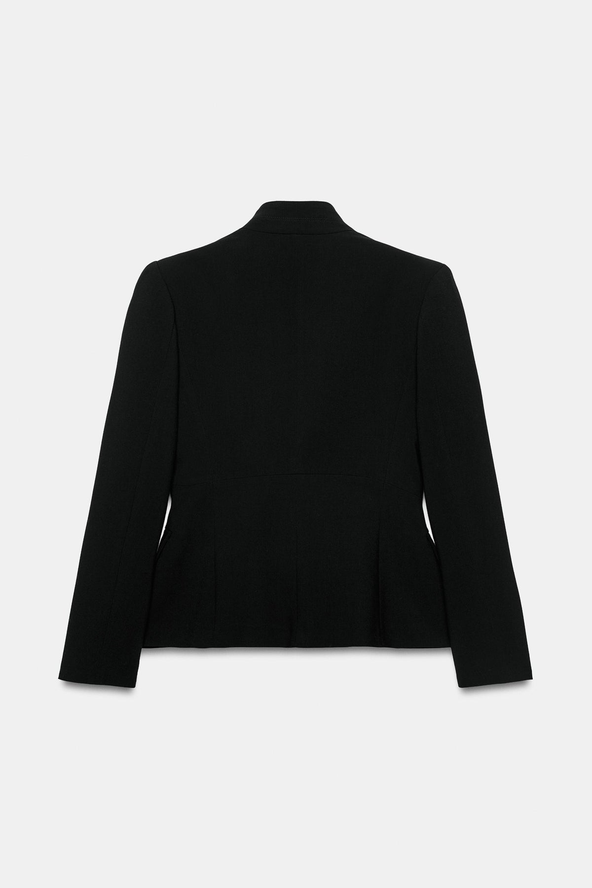 ENSEMBLE VESTE AJUSTÉE PEPLUM | PANTALON DROIT TAILLE HAUTE