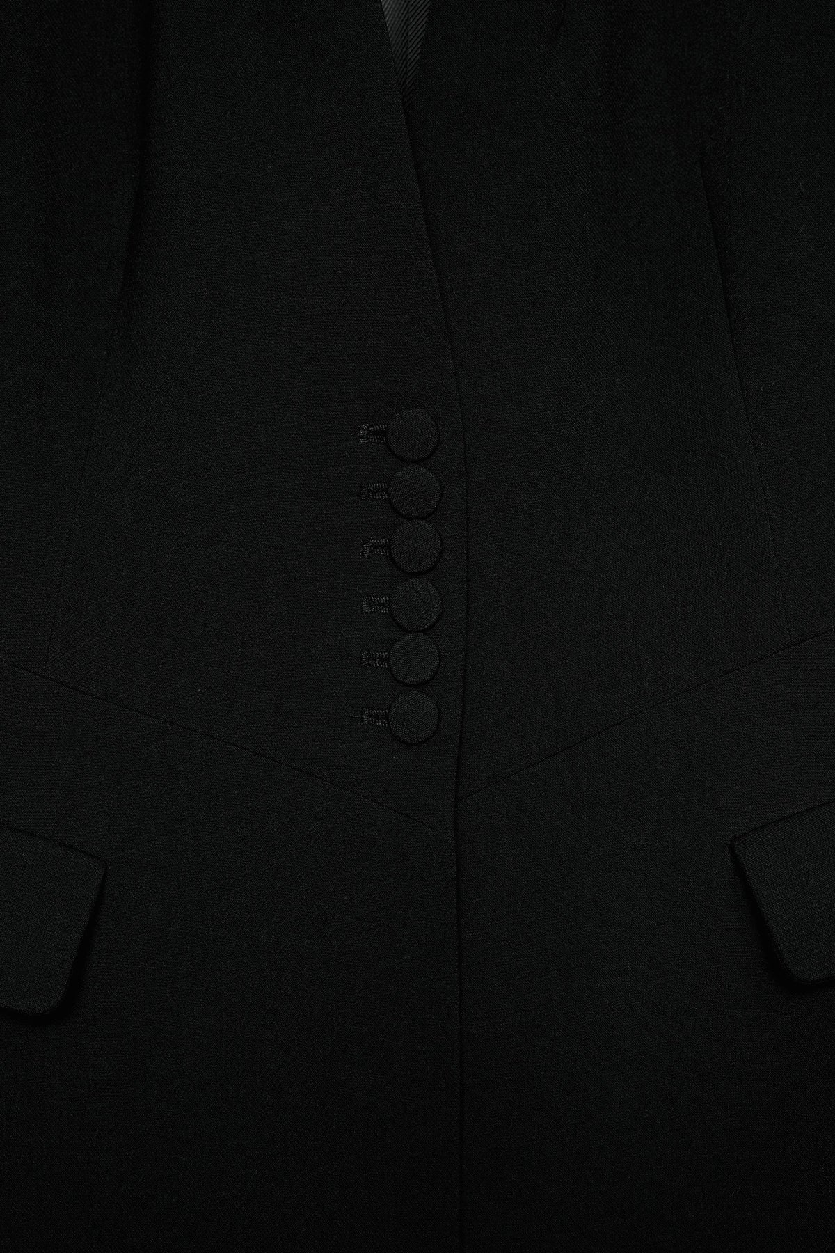 ENSEMBLE VESTE AJUSTÉE PEPLUM | PANTALON DROIT TAILLE HAUTE