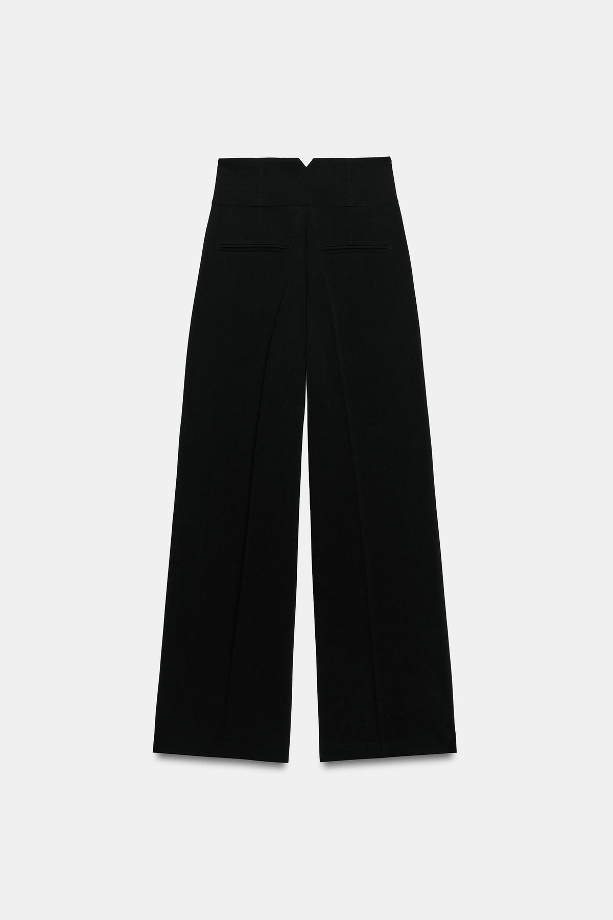 ENSEMBLE VESTE AJUSTÉE PEPLUM | PANTALON DROIT TAILLE HAUTE
