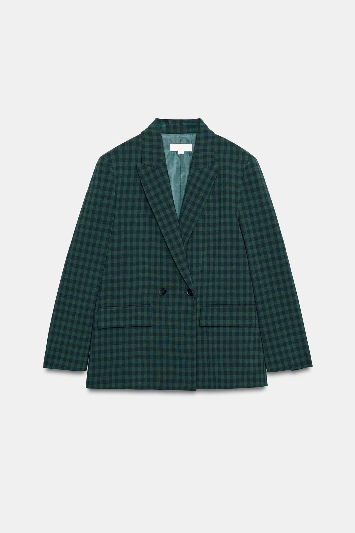 BLAZER CROISÉ À CARREAUX