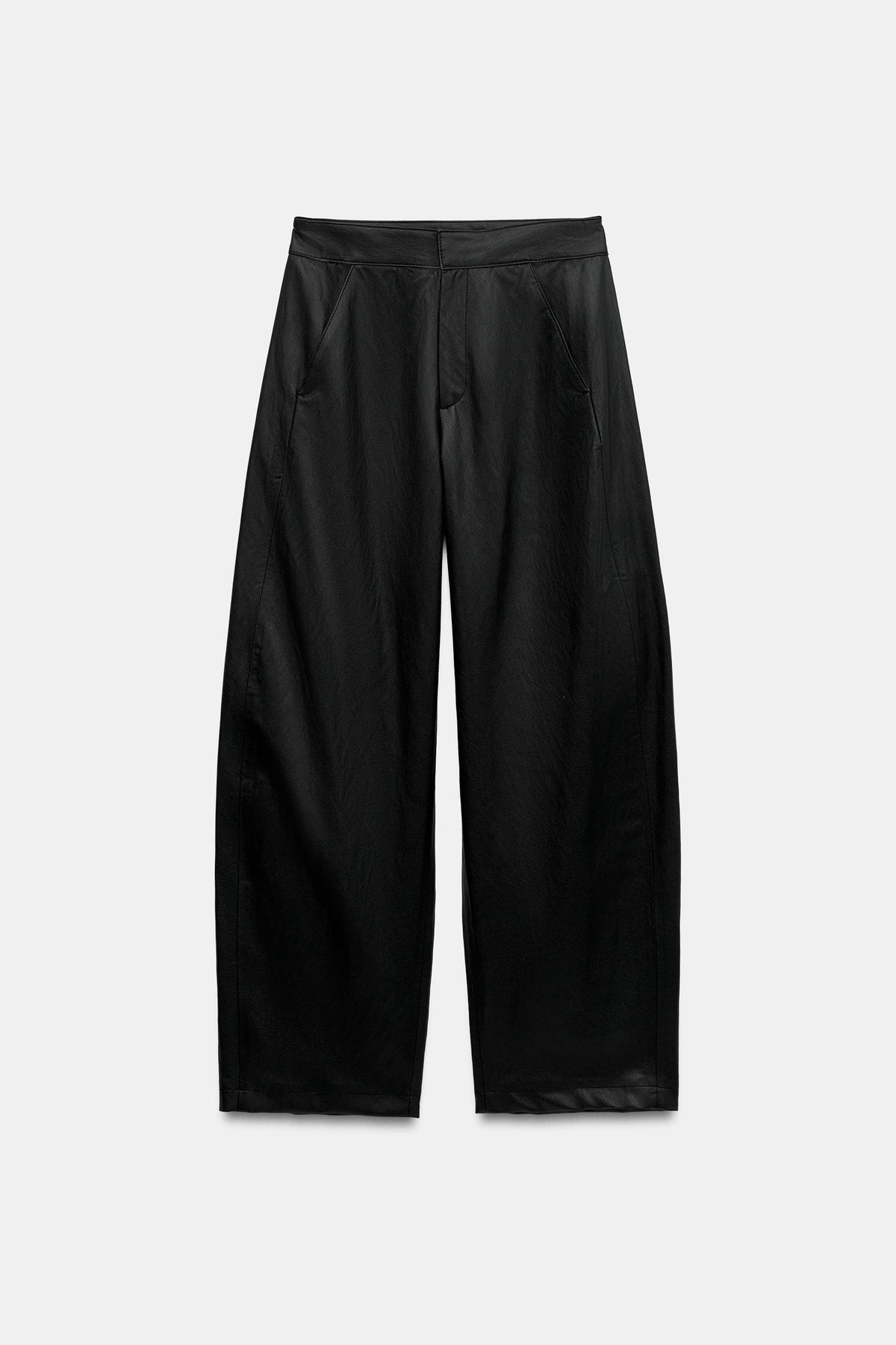 PANTALON BARREL MATIÈRE SYNTHÉTIQUE