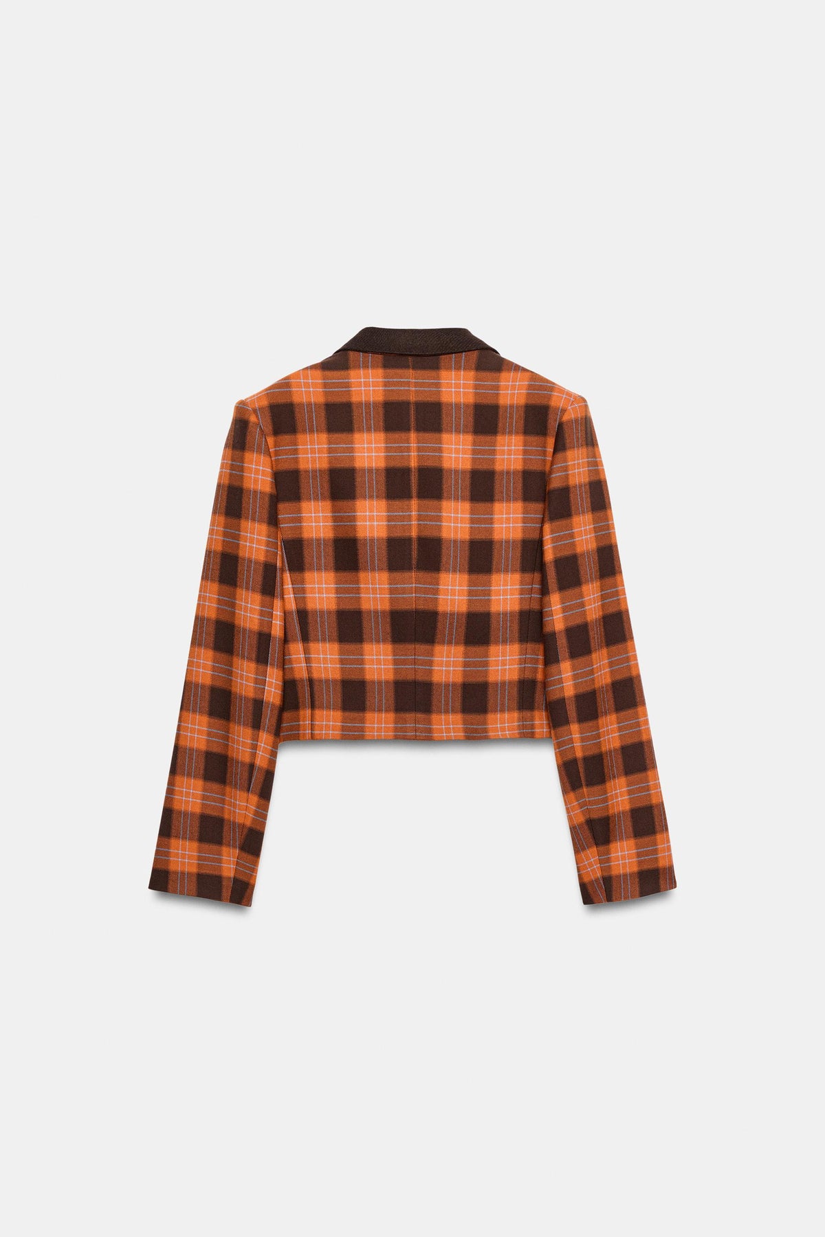 VESTE COURTE À CARREAUX